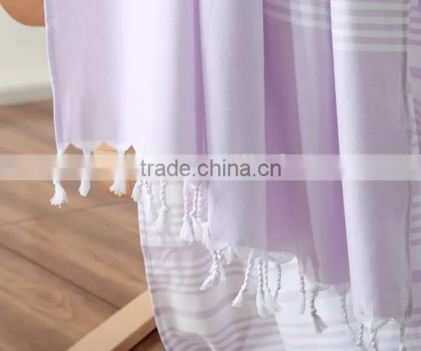 Pestemal Beach Towel With Fringes / Yarn Dyed Beach Towel photo-3