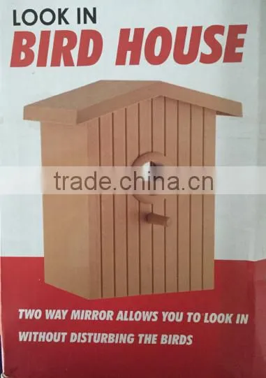 Look in Bird House/Plastic Acrylic Window Bird House Wall Mounted Bird House With Lid