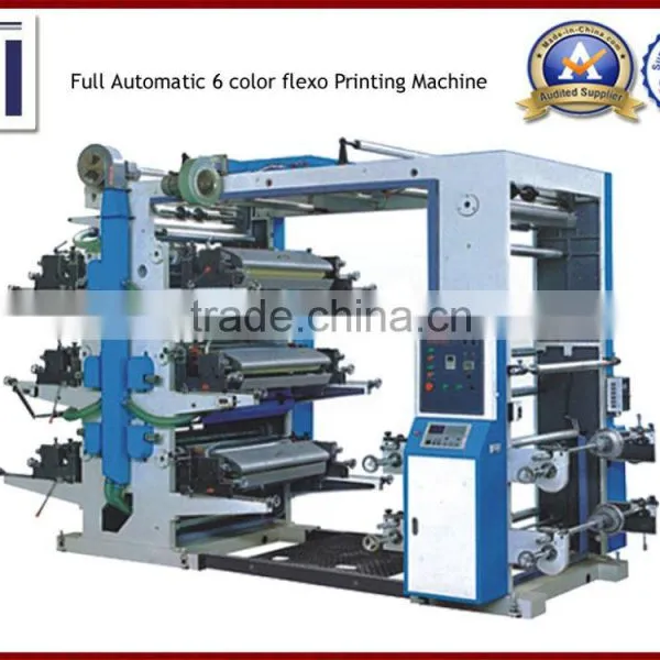 Full Automatic Plastic Film Flexo Printing Machine