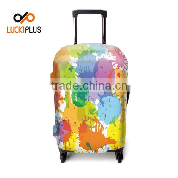 Luckiplus Colorful Trolley Case Cover Protective Luggage Cover photo-5