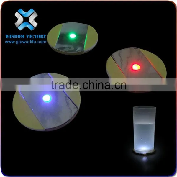 Led Products Party Promotional Items Direct Factory High Quality Colorful Led Flashing Cartoon Pvc Coaster photo-2