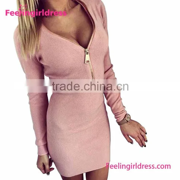 Fashion Long Sleeve Designer Western Party Wear Dress photo-2