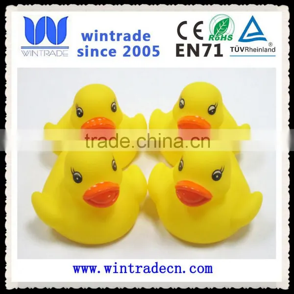 Wholesale Logo Print Promotional LED Light up Yellow Floating Rubber Duck photo-3