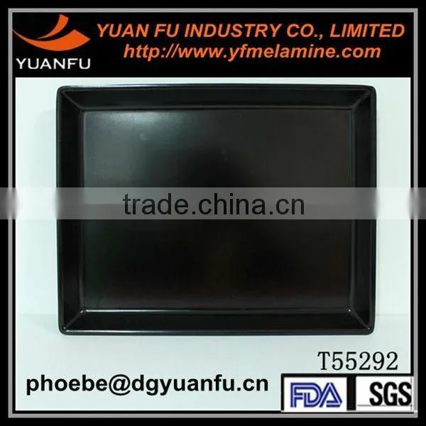 Black Melamine Trays