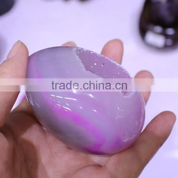 Beautiful Agate Geode Eggs Wholesale Gemstone Eggs photo-5