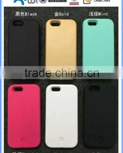 Hot Selling Led Bulb Flash Light Case for Iphone 6s/6s Plus, Selfie Led Case for Iphone 6s/6s Plus photo-2