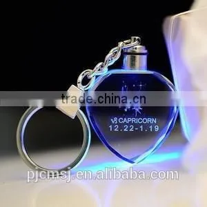 Customized Heart Shape Crystal KeyChain for Promotion Gift CKM015 photo-3
