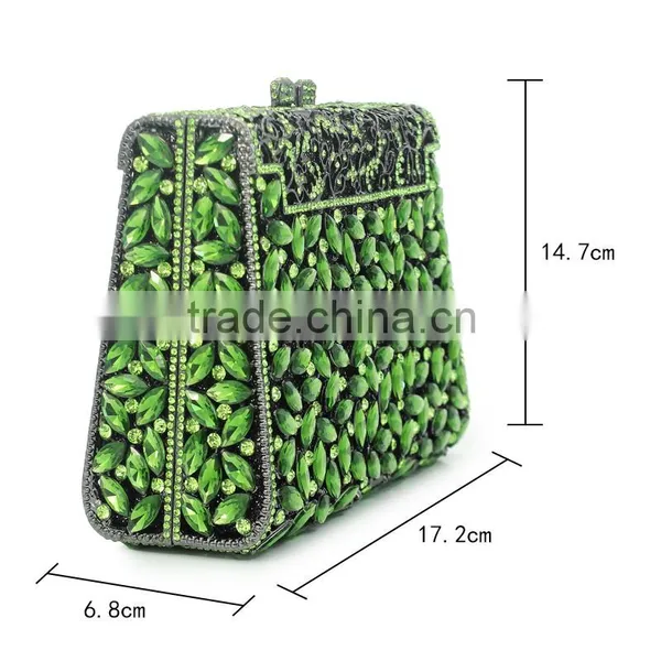 Aquamarine Clutch Bag Evening Trapezoidal Woman Wedding Bag Party Bag Fashion Handbag (88142A-G2) photo-3