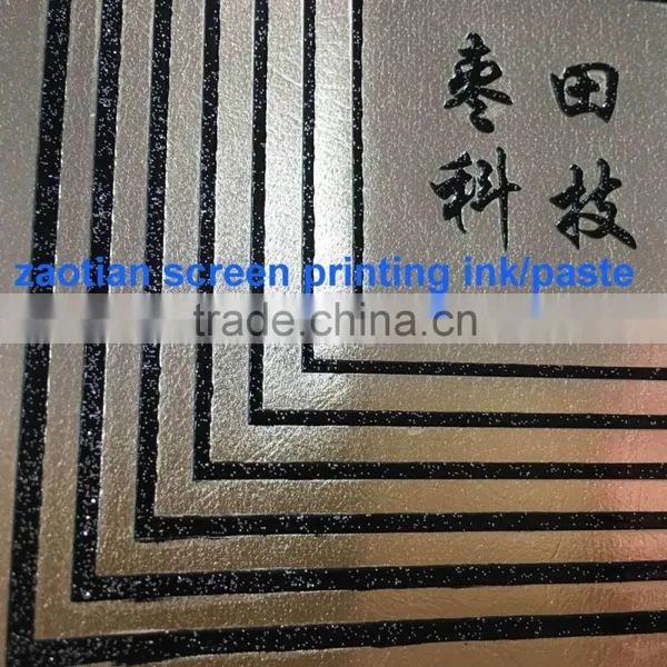 Water Based PT Shining Glitter Paste on Leather, on PU Screen Printing Good Fasten