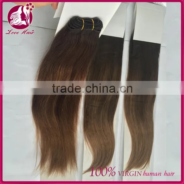 #2/#8 Ombre Color Jumbo Braiding Hair Human Hair Weaving Peruvian Grade 7A Quality photo-5