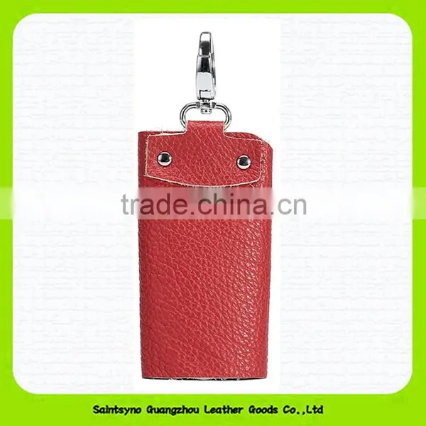 15099 Customer Logo Genuine Leather Key Holder Organizer photo-6