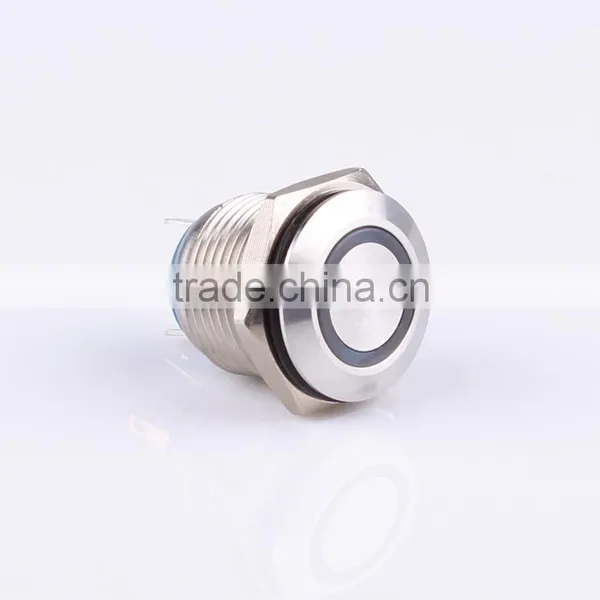 Metal Off/on 16mm Momentary Push Button Switch/Touch Switch With LED photo-2
