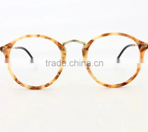 China Manufacturer Vintage Eyeglasses With Stainless Steel Temple photo-2