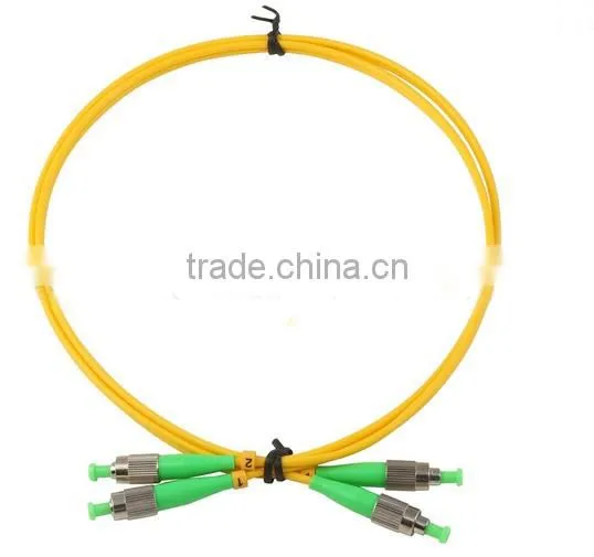 FC/APC-FC/APC Simplex Single Mode Yellow Boots Fiber Optical Patch Cord photo-2