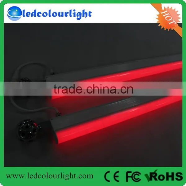 shenzhen supplier DMX512 RGB linear led light bar with aluminium profile and diffuser cover