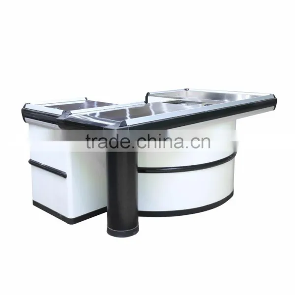 Ownace High Quality Half Round Boutique Retail Cash Counter Desk photo-3
