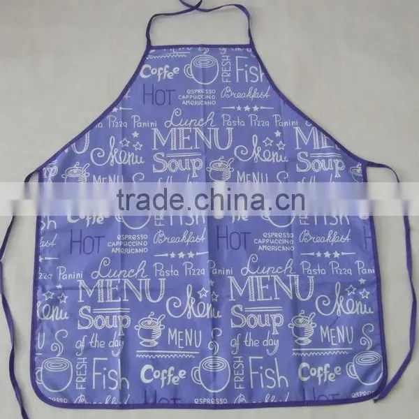 Silk Screen Pigment Printing Cotton Bib Apron With Letter Design photo-2