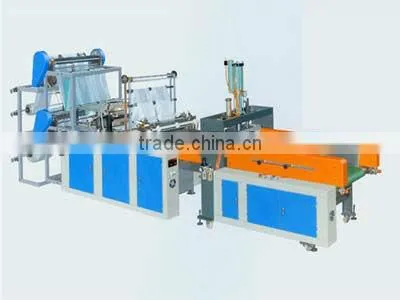 Computer control Two-layer and Four-line Plastic Bag Making Machine
