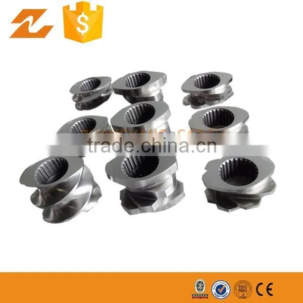 Screw Element and Segmented Barrel for Plastic Pelletizer