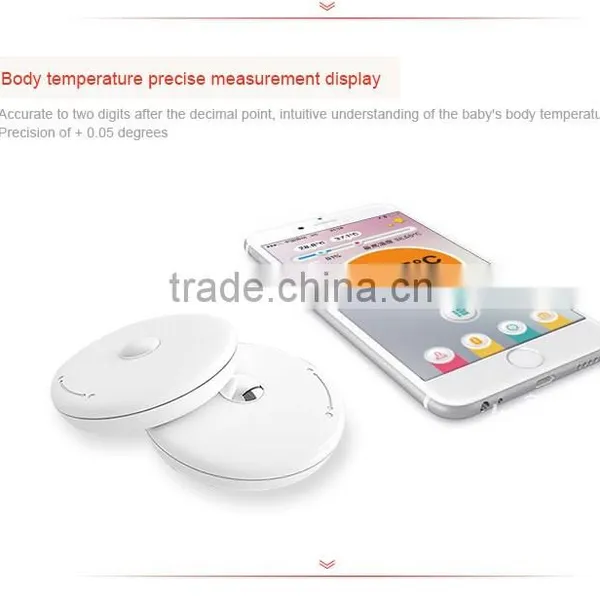 120days Ultra Long Standby Waterproof Smart Baby Thermometer Baby Temperature Measurement With Children Anti-loss Mode