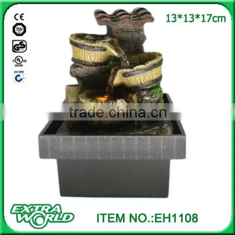 Indoor Decoration Artificial Rock Waterfall With Pot photo-4