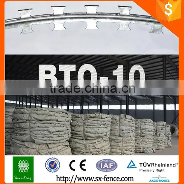 [Anping Factory] High Zinc Coating Galvanized Concertina Razor Wire Barb Wires photo-4
