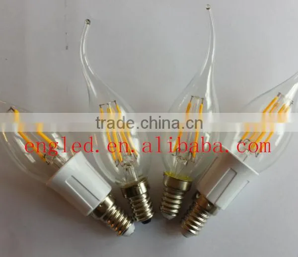 Glass Housing LED Filament Candle Light, C35 LED Candle Bulb Made in China photo-4