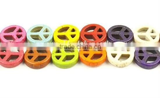 Gemstone Synthetic Turquoise Beads
