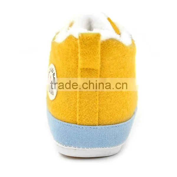 2016 XIAOLIUBAO Baby Product Warm Thick Winter Colored Cotton Soft Baby Shoes With TPR photo-4