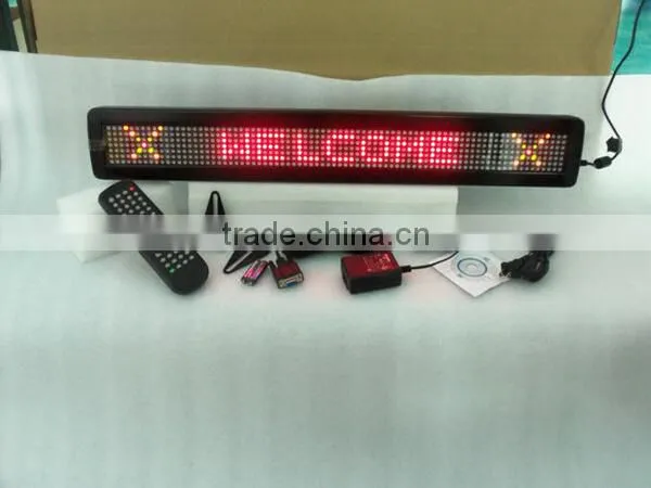 2017 Red 7X80 Dot Matrix With Bluetooth Taxi Top Led Display Board photo-6