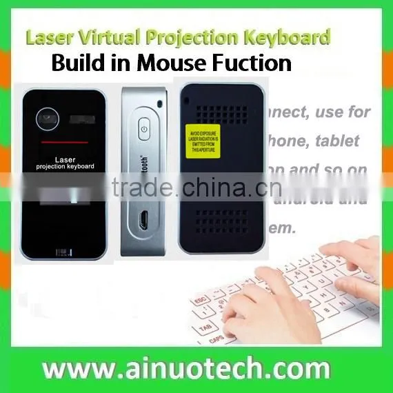 Bluetooth Wireless Keyboard Mouse With LED Display Virtual Laser Keyboard for Android Smartphone,tablet pc and Laptop photo-3
