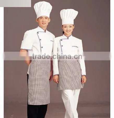 Designer Japanese Executive Fashion Chef Unfiorms With Black Apron photo-5