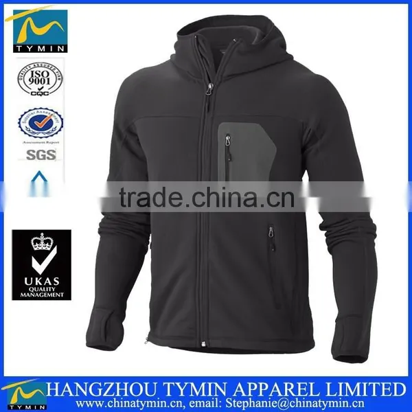 Plus Size Men Waterproof Softshell Jacket With Thumb Hole photo-4