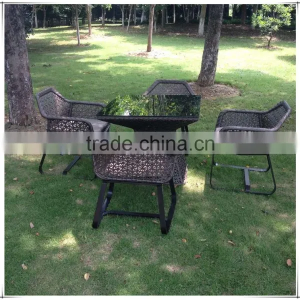 Comfortable Outdoor Wicker Table Set Garden Set photo-2