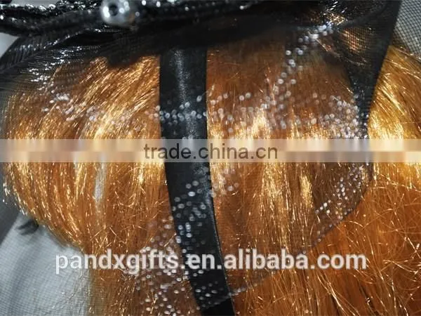 Glitter Skull Lace Net Headband photo-4