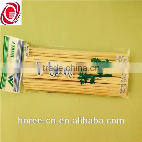 Bamboo Disposable Tensoge Chopsticks With Paper Plastic Bag