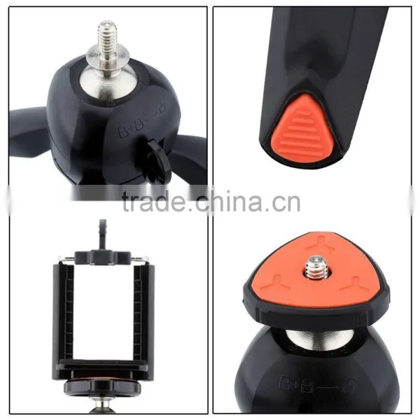 Universal Adjustable Desk Mount , Mini Tripod + Clip Holder For Mobile Phones photo-3