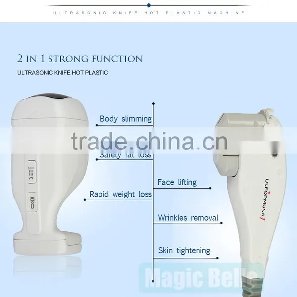 High Frequency Skin Care Machine Portable Ultrasound Hifu Slimming Machine Liposonix Weight Loss 4MHZ Body Shaping Machine With 2 Heads For Home Use High Frequency Portable Facial Machine photo-3