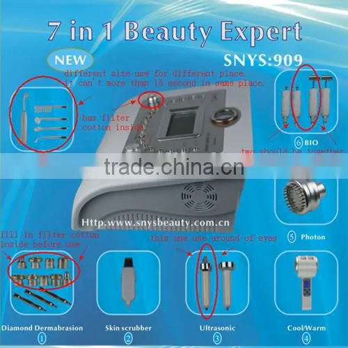 Hot Sale 7 in 1 Diamond Dermabrasion Beauty Eguipment(SNYS-909) photo-3