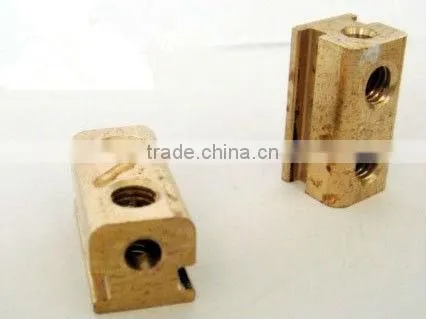 Metal Electrical Stapming Parts Brass Connector Terminal Block,wire Connector Electric Terminal Block