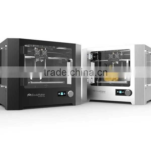 EcubMaker FANTASY Pro Dual Extruder Large 3D Metal Printer Kit Machine Price for Sale 260x180x200mm Soluble Support Filament photo-6