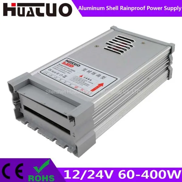 24V-400W Constant Voltage Aluminum Shell Rainproof LED Power Supply