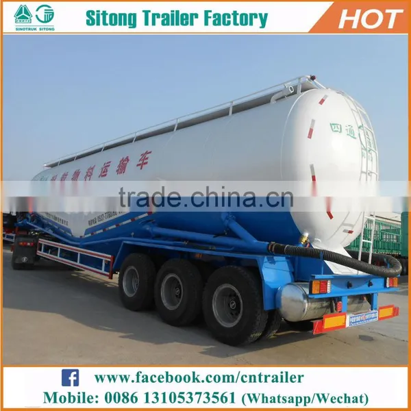 Dry Bulk Trailer Manufacturers V Shape Cement Silo Tanker Trailer photo-3