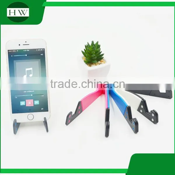 Wholesale Logo Printed Cheap Portable Plastic Smart Cell Mobile Phone Support Bracket Stand Holder photo-3