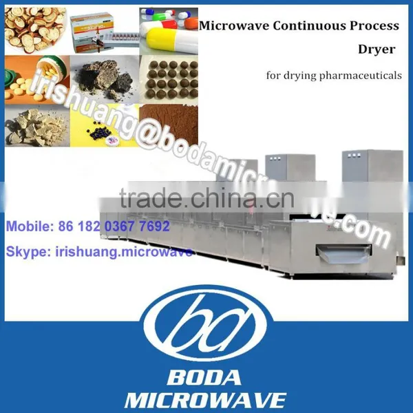 Microwave Raw Herbs Drying Machine