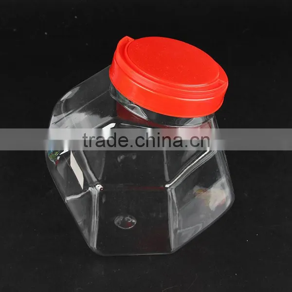 Plastic Cookie Jar Biscuit Tin Small Food Jar photo-2
