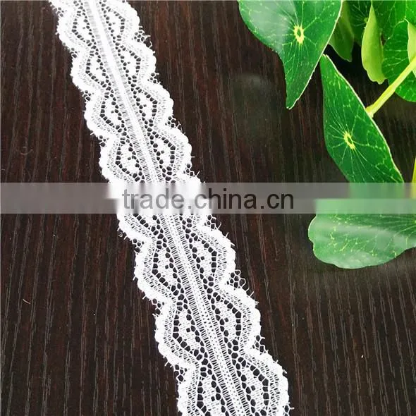 African Cheap White Lace Fabric Making Ribbon Deco photo-3