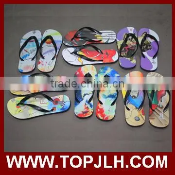 2017 New Products Full-color Printing Adult Size Blank Cheap Wholesale Flip Flops photo-2