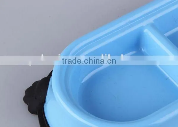 New Design Plastic Slip-resistant Oval Pet Bowl With Rubber Bottom/dog Bowl photo-5