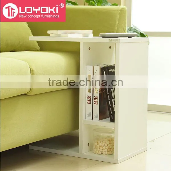 New Design Wooden Coffee Tray Sofa Side Table Console Stand photo-2
